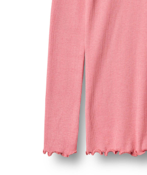 Preview: Wheat Rib Basic Langarmshirt Reese soft pink